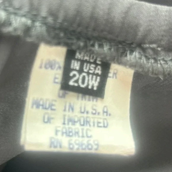 Ursula of Switzerland 3 Piece Set Women Plus 20W Gray Pants Sequin Wedding Event